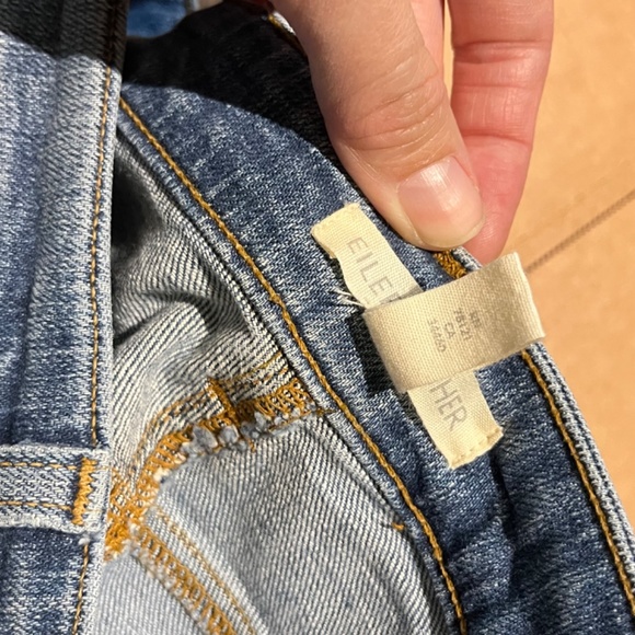 Eileen Fisher Boyfriend Straight Leg Jeans - Women's Size 8 - Blue - Picture 4 of 9